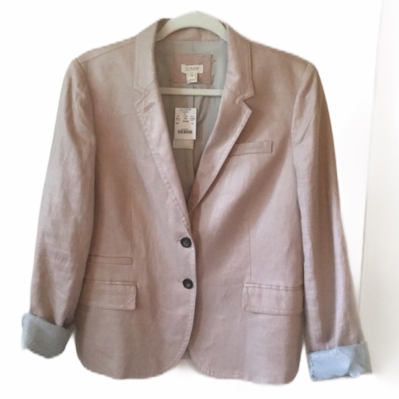 J. Crew Jackets & Blazers - ⚡️FLASH SALE⚡️J Crew 100% Linen Blazer.